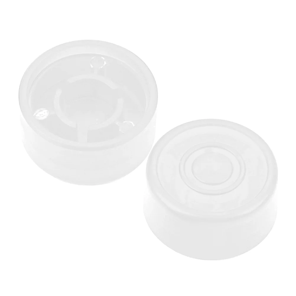 

2 Pcs Effect Button Guitar Accessories Foot Nail Caps Adapter Effects Pedal Footswitch Topper Plastic Toppers