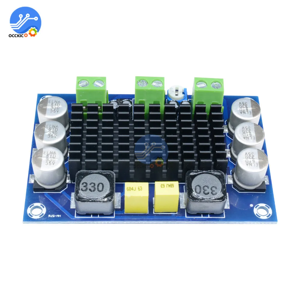 TPA3116D2 Mono Amplifier Board 80W 100W DC 12V-26V High Power Audio Digital AMP Module Sound Speaker Board Volume Control