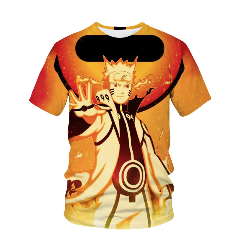 2025-26 Kaus Gambar Periferal Naruto Animasi Desain Cetak 3D Terlaris Terbaru Tren Mode Atasan Anak-anak Dewasa