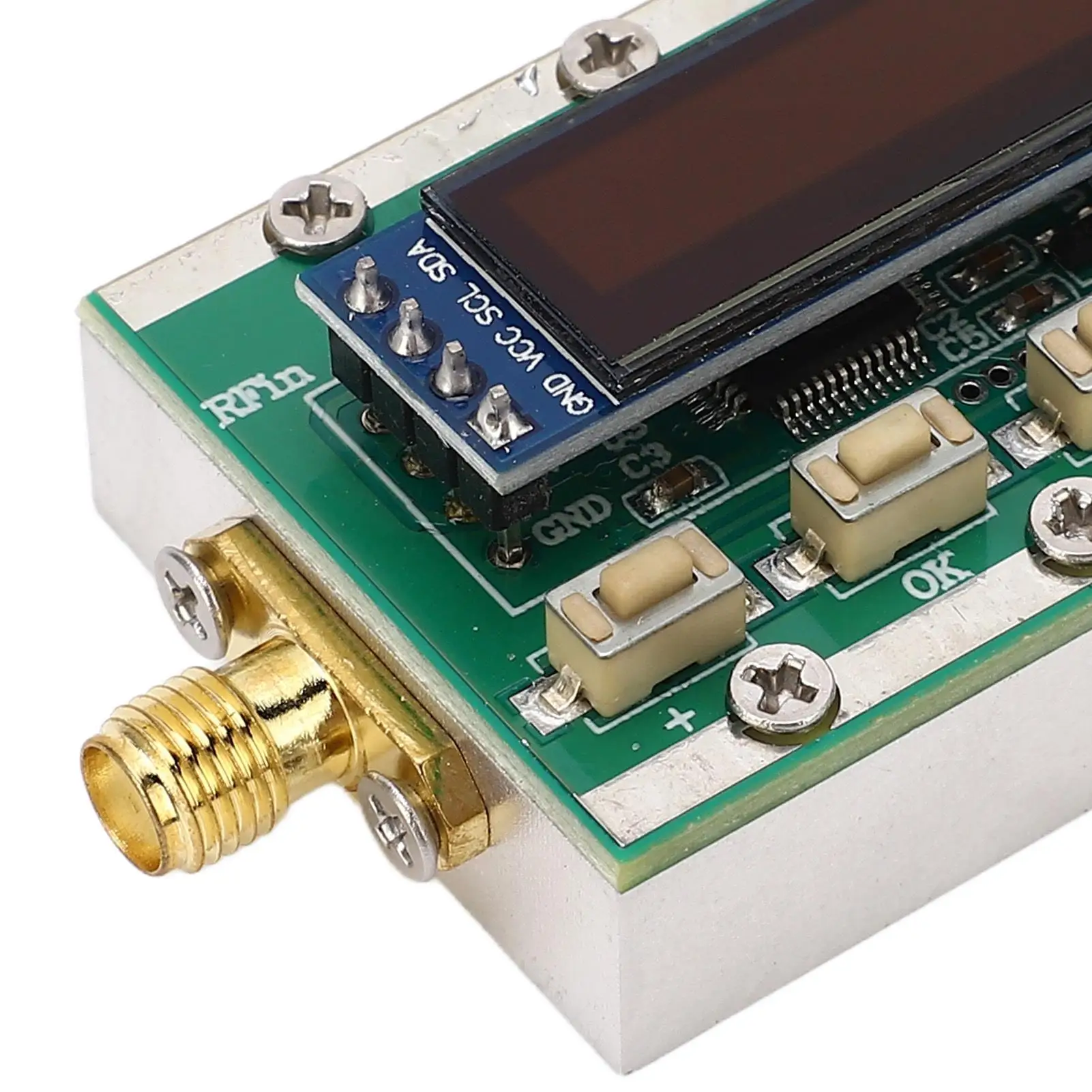 RF Programmable Attenuator 0-31dB Adjustable 1dB Steps, 1-3800MHz, CNC Shell, PC Control, Spectrum Analyzer 5V