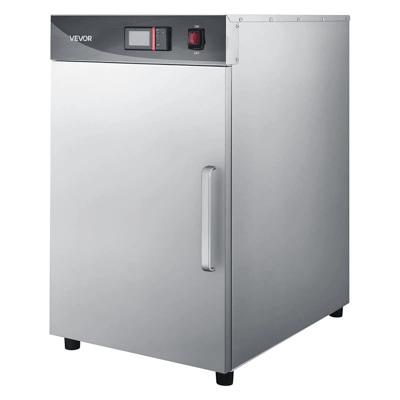 

Electric Hot Box Food Warmer, 5-Tier Commercial Warming Cabinet with Water Tray, Single-Door and Adjustable Shelves, Stainless