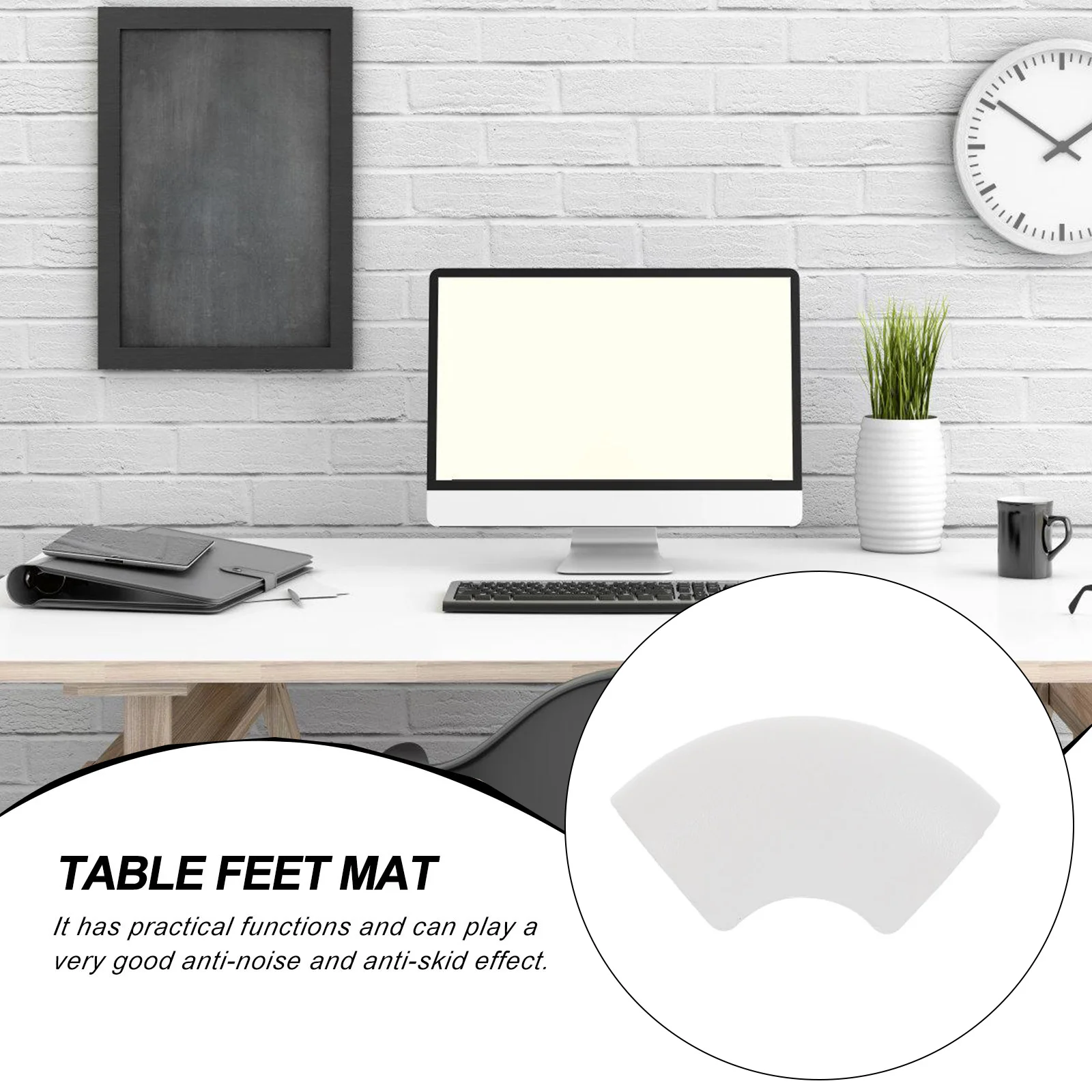 

30Pcs Chair Leg Covers Antinoise Antislip Floor Protectors Durable Texture Table Feet Bending Covers