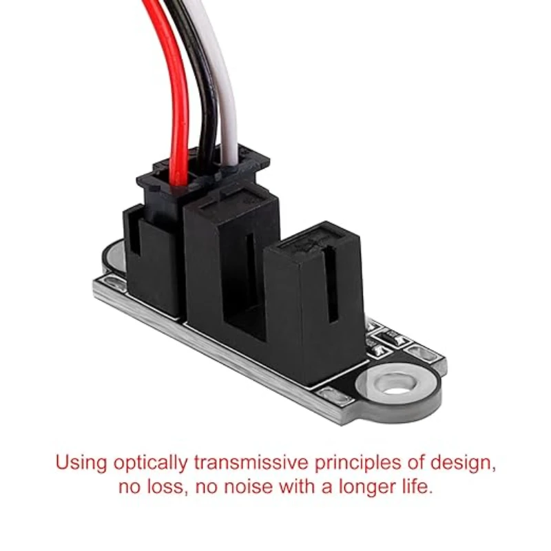 Optical Endstop with 1M Cable Optical Switch Sensor Photoelectric Light Control Optical Limit Switch Module for 3D Printer