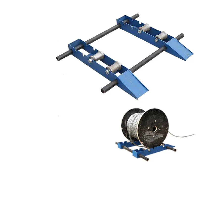 Hot Sale Guide Cable Drum Roller Fiber-optic Cable Laying Stand Cable Drum Roller Stands