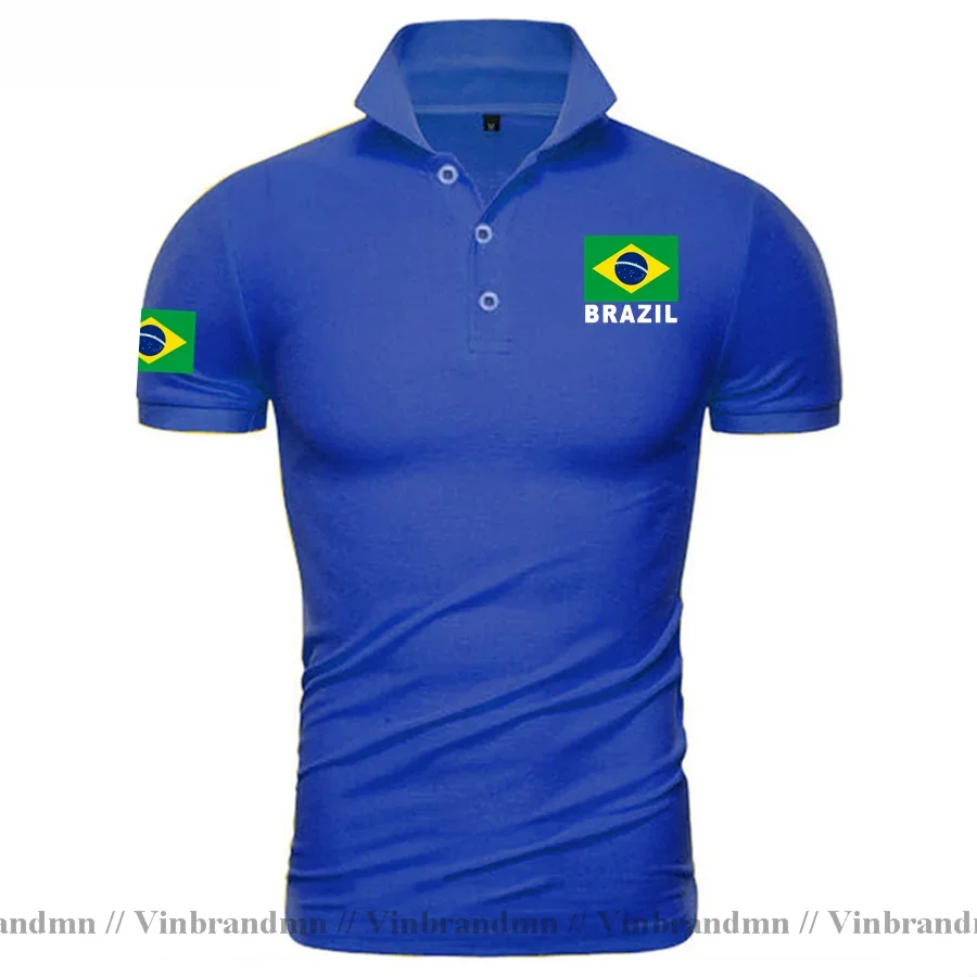 Brazil Flag Polo Shirts Men & Women New Streetwear 2023 Jerseys Clothing Classic Cool Nation Brazilian Flag Brasil BR Polo Shirt