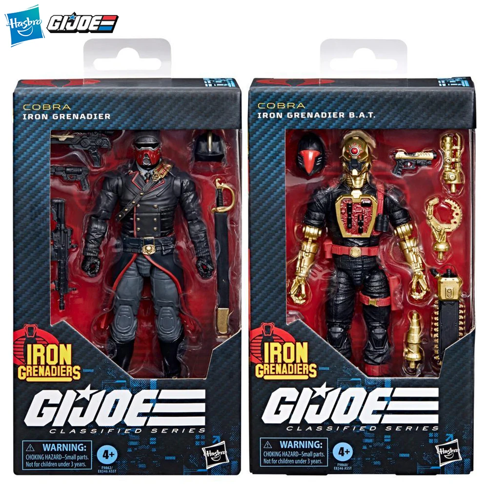 [En stock] Hasbro G.I. Joe Classified Serie 132, Granada de Hierro y # 134, Granadina de Hierro B.A.T. Juguetes modelo de figura de acción de 15 cm