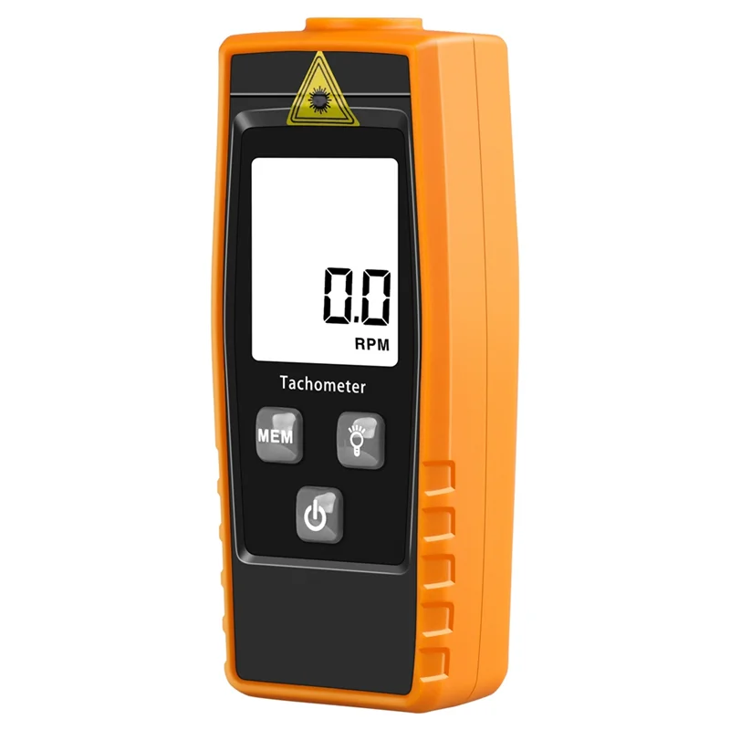 Nuovo display contagiri fotoelettrico senza contatto Tester digitale Campo di misurazione 2,5-99999 giri/min Display LCD