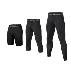 Mens Compression Pants Shaperwear Tights Cool Dry Leggings Sports Baselayer Running Athletic Workout Underwear Active Shorts