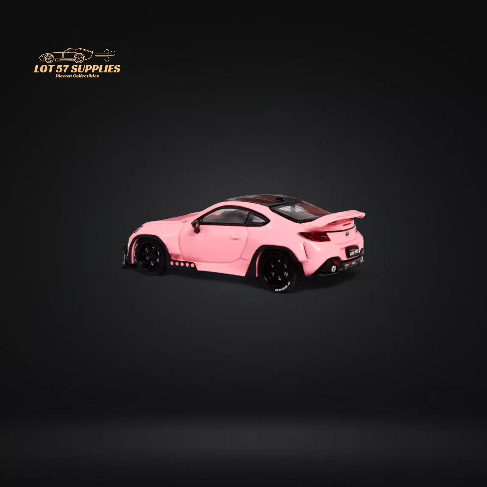 Fuji GR86 plus sombre em 2nd Isabel en rose 1:64 Diecast Model Car Collection Limited Edition Hobby Toys