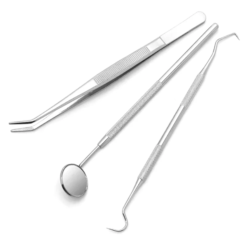 Raspador Dental De Aço Inoxidável, Ferramentas De Limpeza De Dentes, Removedor De Placa, Dentista, Escolha De Dentes, Placa, 3 Pcs, 4 Pcs, 5Pcs