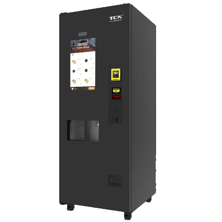 Fully Automatic Self-service Touch Screen Bean to Cup Tea Coffee Vending Machine for Business
