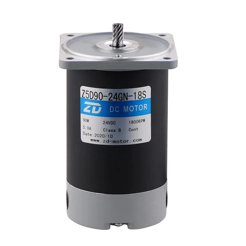 ZD 저속 고토크 12V 24V 90V 마이크로 브러시 DC 기어 모터 자석 브레이크 인코더 60mm-104mm 10W 40W 60W 90W 200W 300W