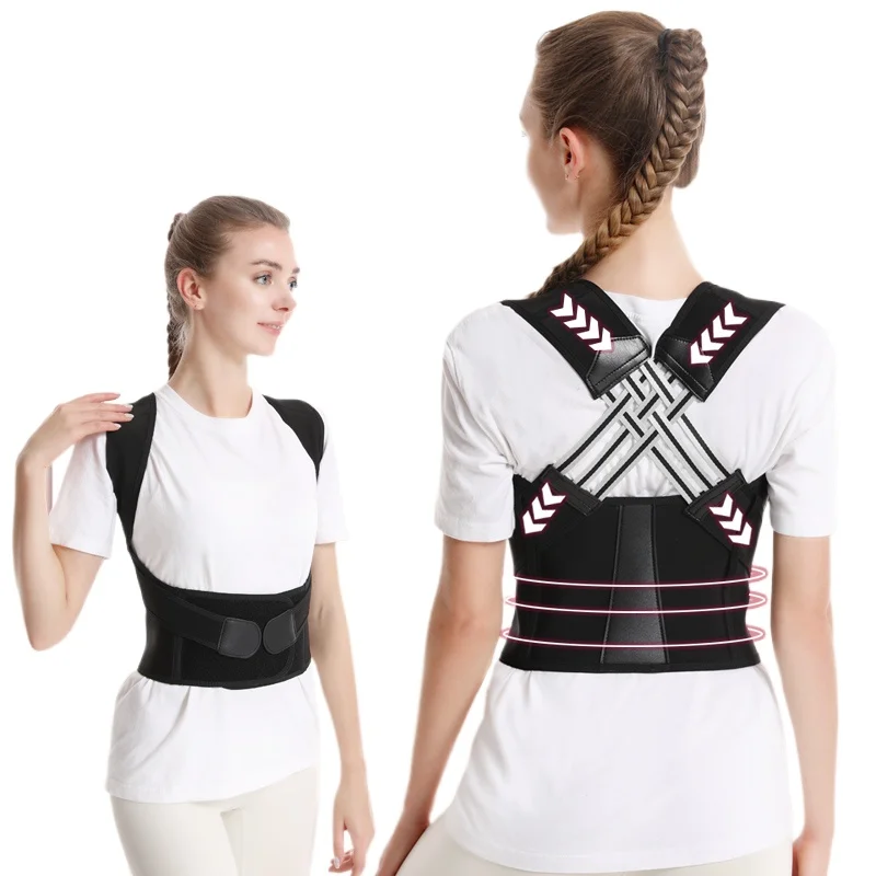 Back Brace Posture Corrector for Women and Men, Shoulder Straightener Adjustable Full Back Support Upper and Lower Pain Relief