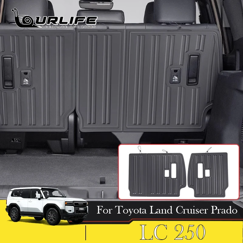 For 2024 Toyota Land Cruiser 250 Prado LC250 2024 2025 Floor Mat Car Trunk Mat TPE Waterproof Foot Mat Fully Covered