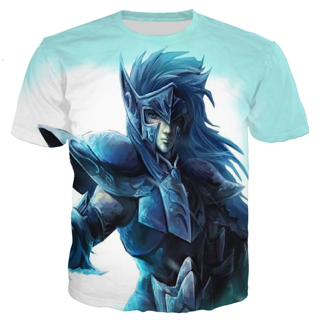 Japan Anime Saint Seiya T Shirts Men Women New Fashion Casual Harajuku Style Streetwear Tops 3D Saint Seiya Printed T-shirt