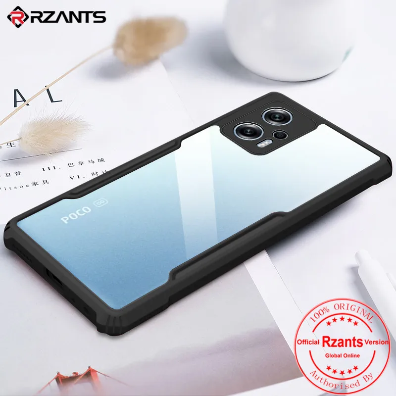 Rzants For Xiaomi Poco X4 GT Case Hard Air Bag Protection Slim Clear Cover