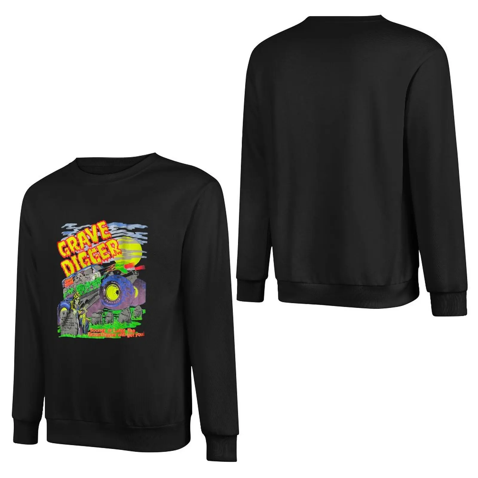 Grave Digger Will Get You Racing Vintage Pullover Hoodie clothes for men hooded shirt new in hoodies & sweat-shirt