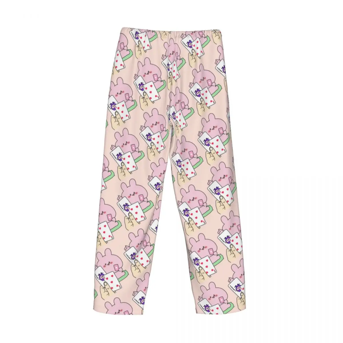 Custom Cartoon A-Asamimichans Cute Pajama Pants for Men Sleepwear Lounge Sleep Bottoms Stretch with Pockets view 4