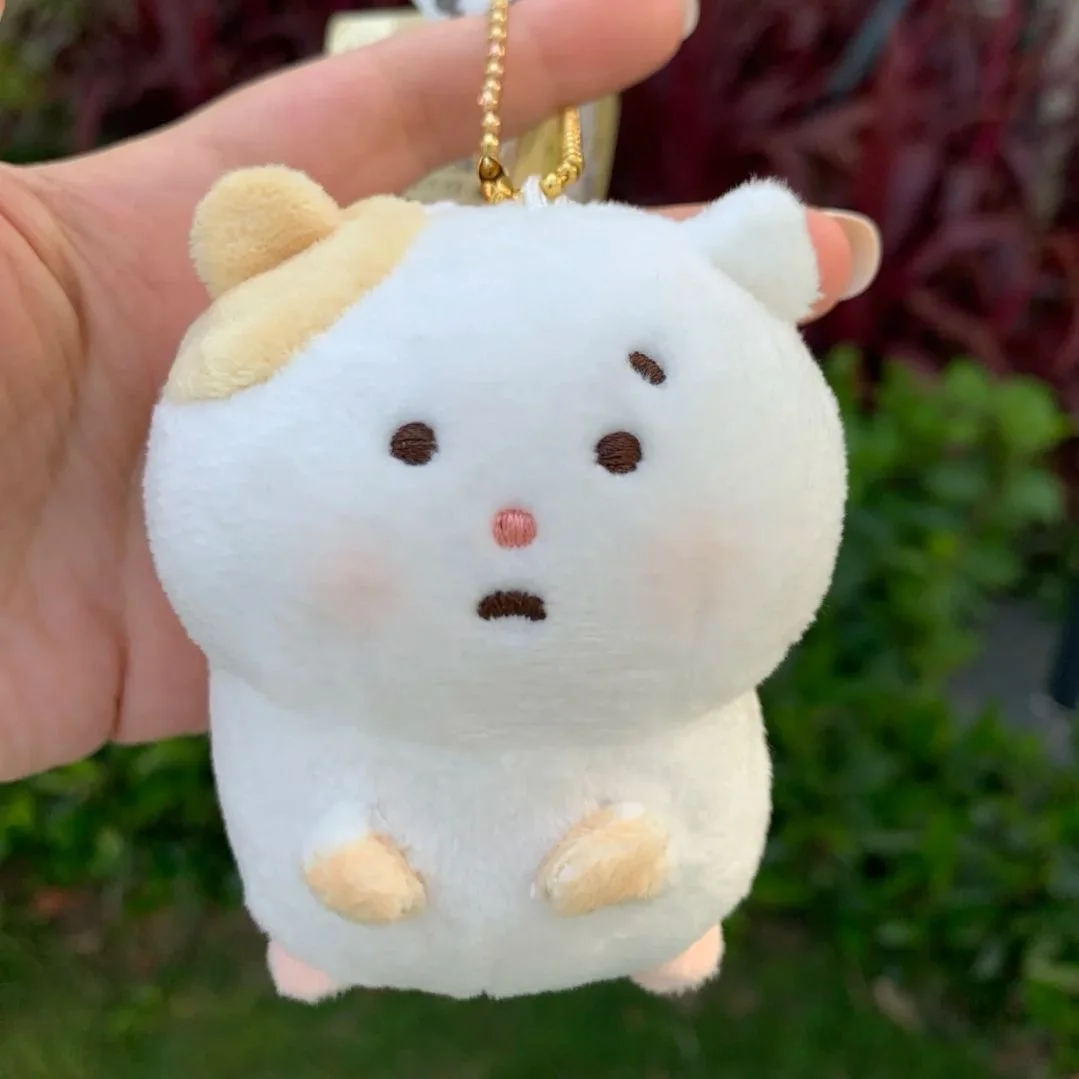 Kawai Serie di orsi rilassati Sbagliato Piccolo criceto Peluche Ciondolo per bambola Accessori per borse Regalo di compleanno per topo carino
