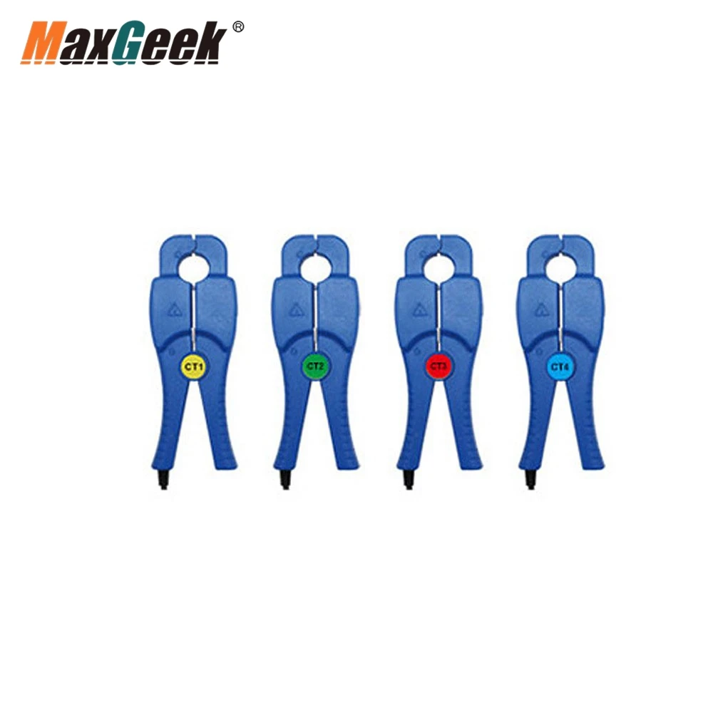 

Maxgeek 4PCS FR008 10mA-10A High Quality Current Clamp for ES4000 Power Quality Analyzer Current Testing