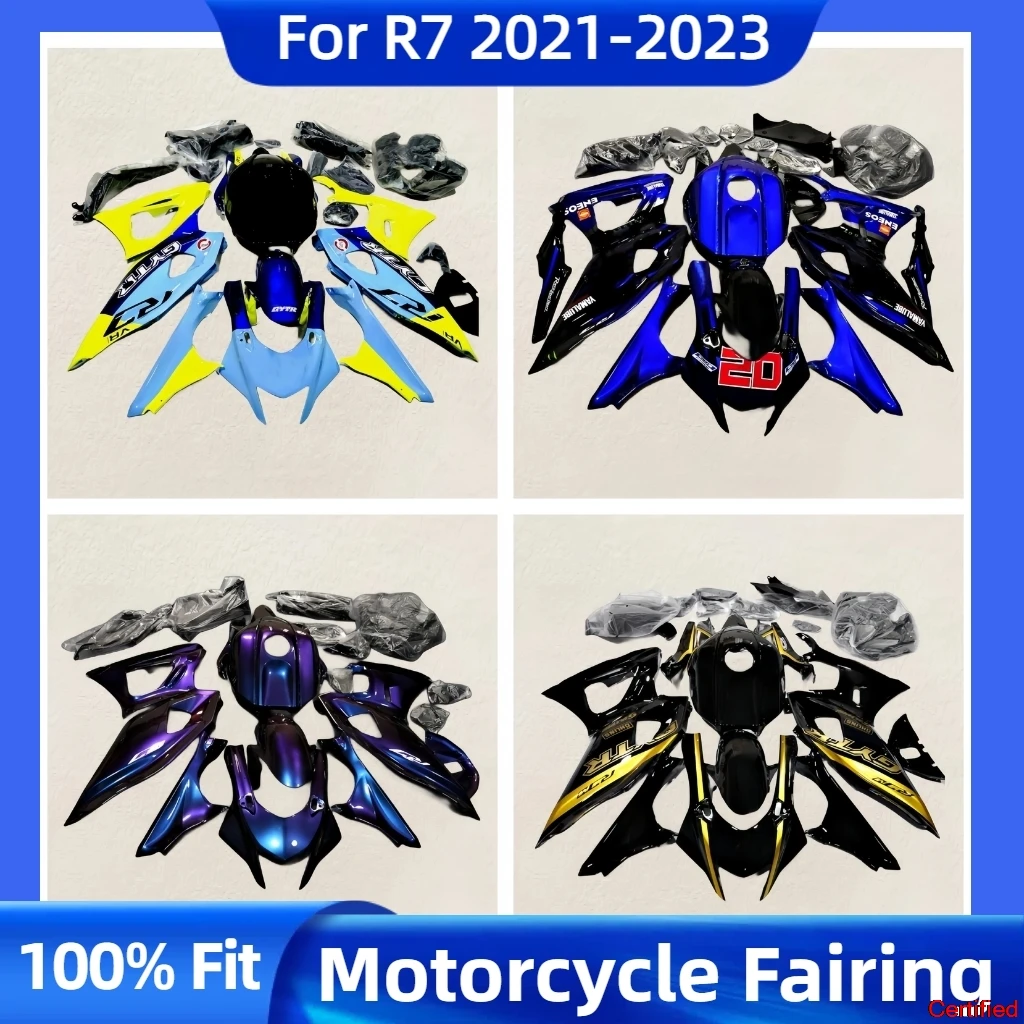 New Motorcycle Fairings Kit Fit for YAMAHA YZF-R7 YZFR7 2020 2021 2022 2023 YZF R7 19 20 21 22 23 100% Fit Bodywork Set