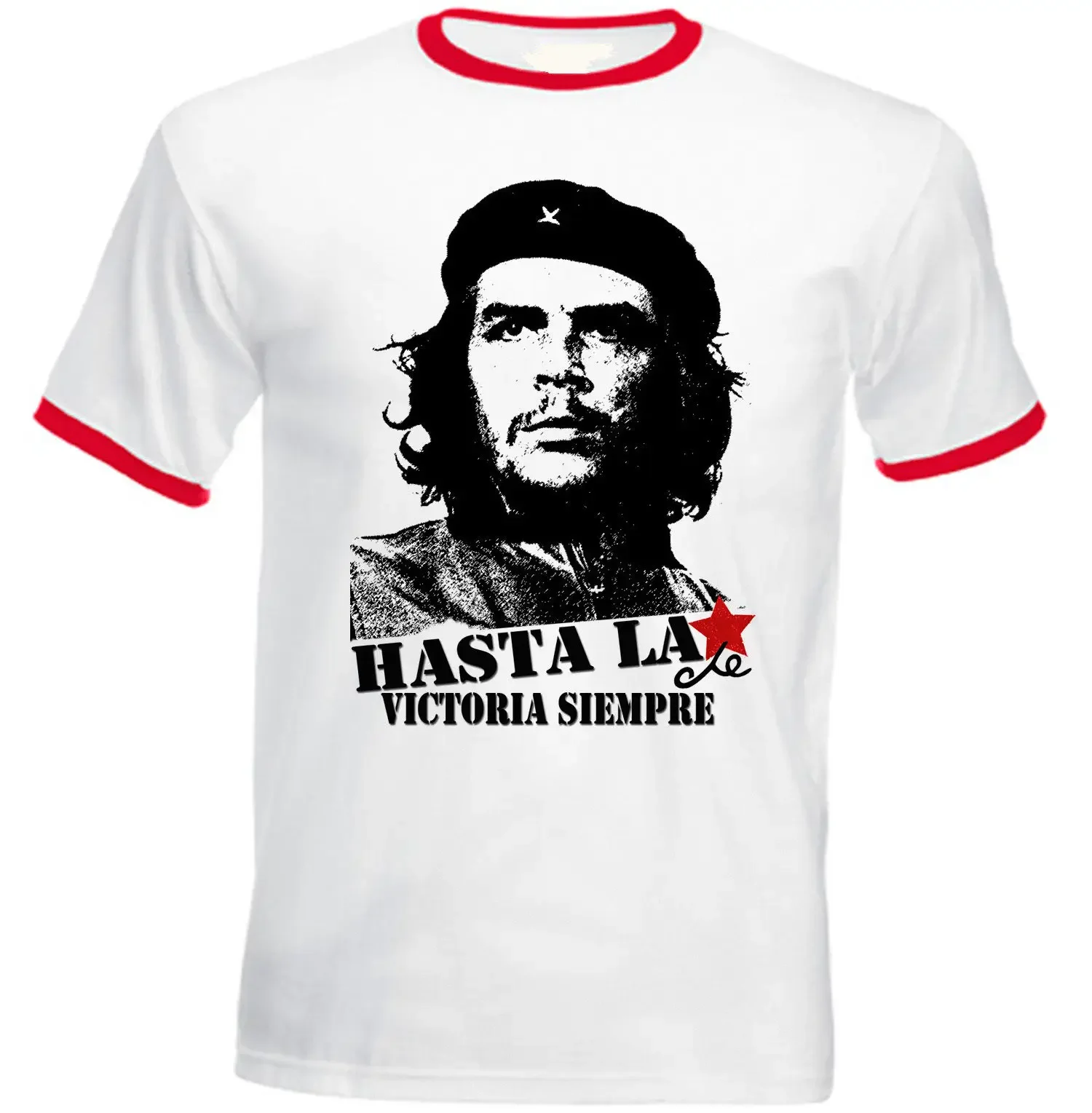 Men'S T-Shirts Summer Style Fashion Swag Men Hot Sale CHE GUEVARA - NEW COTTON RED RINGER  T-Shirt Men Clothing