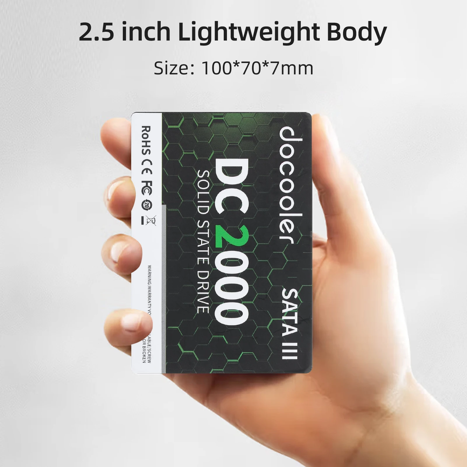 Stable Drive DC2000 512GB 2.5 inch SSD Internal  Stable Drive  III Interface Fast Read&Wirte Speed for PC Laptop