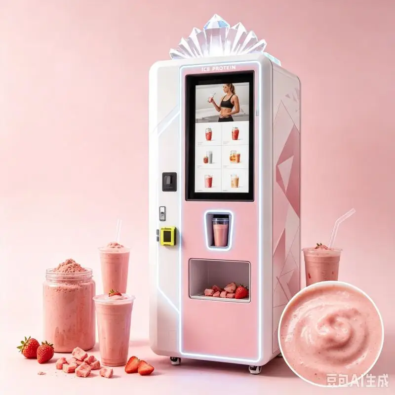 Customized Protein Shake Vending Machine Smart Protein Powder Dispenser Automatic Blender Gym Training Center Machine