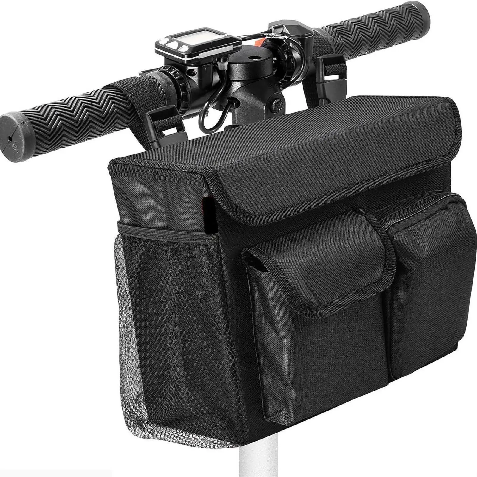 Bike Handlebar Bag 14inch Laptop Bag Bike Pouch Sundries Bag Waterproof Riding