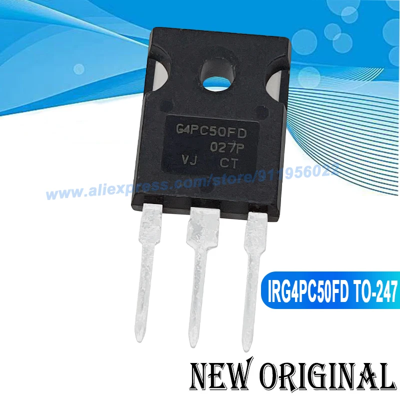 (5 Pieces) IRG7PH35UD-E G7PH35UD-E TO-247 1200V 20A / IRG4PC50FD G4PC50FD 600V 39A / GP4063D IRGP4063DPBF 600V 96A TO-247