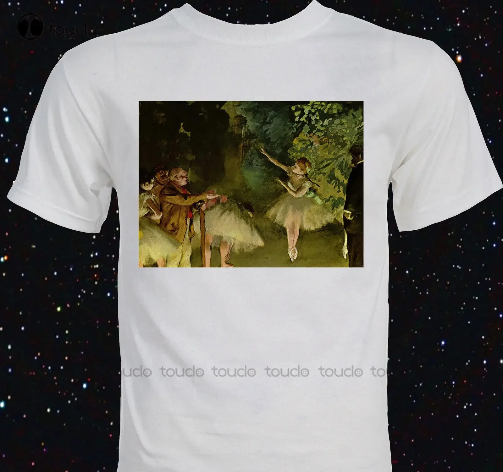 Camiseta con estampado Retro de verano para hombre, Edgar Degas, "Bailarinas", Ballet, arte impresionista famoso, camisetas de Hip Hop