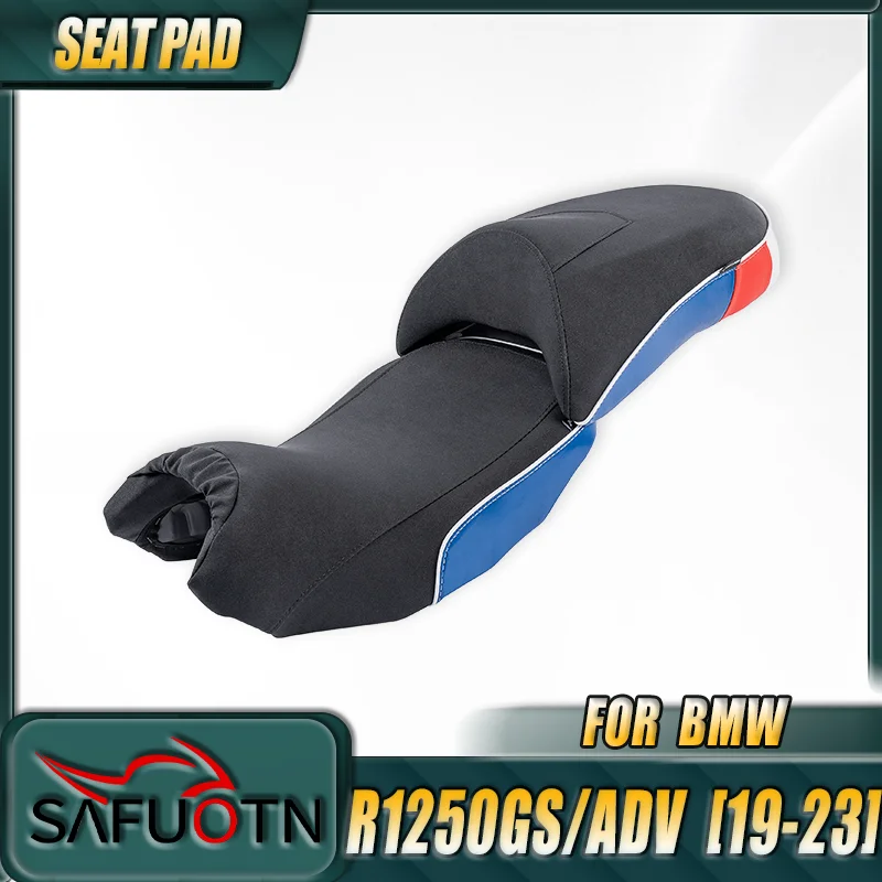 ل BMW R1200GS 2014-2023 اثنين متابعة السرج وسادة مقعد R1250GS/R1250GS ADV 2019-2023 وسادة مقعد دراجة نارية مريحة
