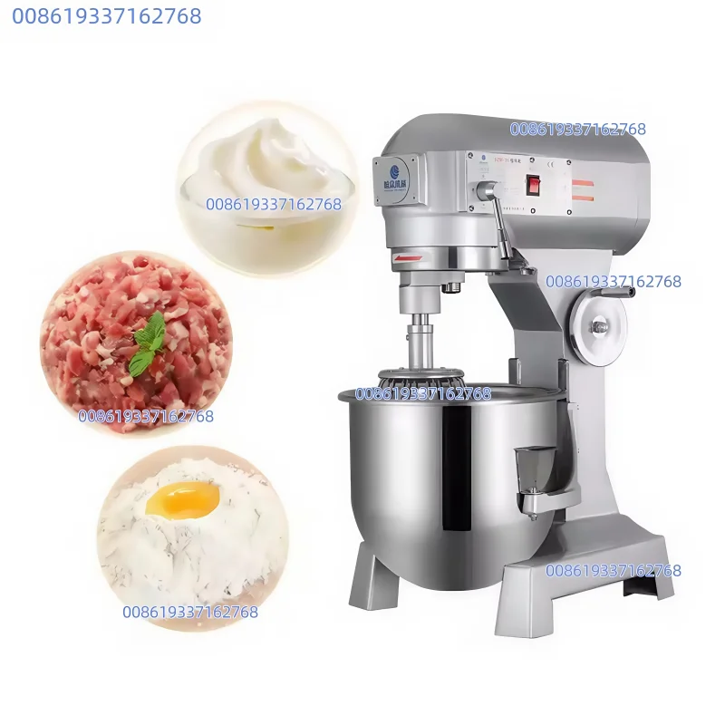 30L Liter Stainless Steel Planetary Commercial Dough Mixer Multifunctional Bakery Equipment For Cake Pizza Baking Shop