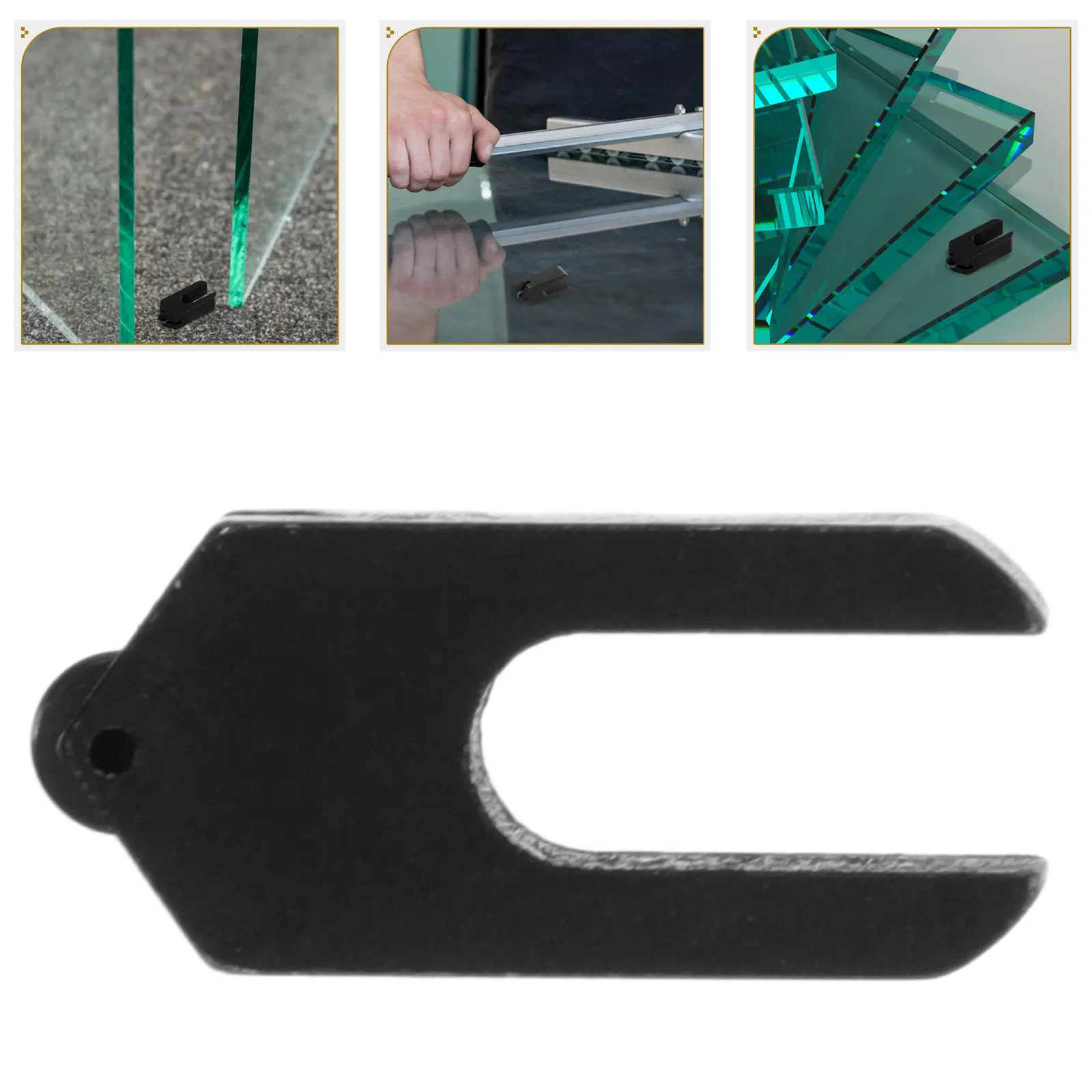 

Glass Cutter Head Replaceable U-Shaped Manual Circle Cutter Head for Precise Straight Circular Glass Cutting Tools