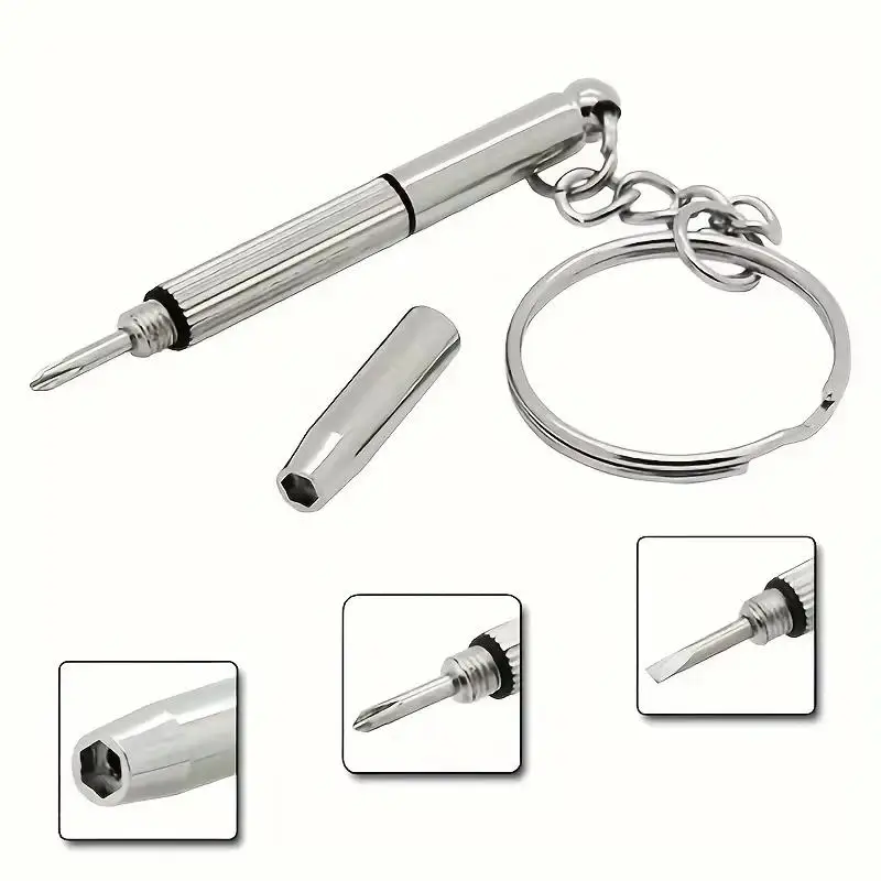 1PC 3-in-1 Mini Hand Glasses Screwdrivers Repair Kits Multifunction For Eyeglass Watch Electronic Small Home Repair Jobs - view 2