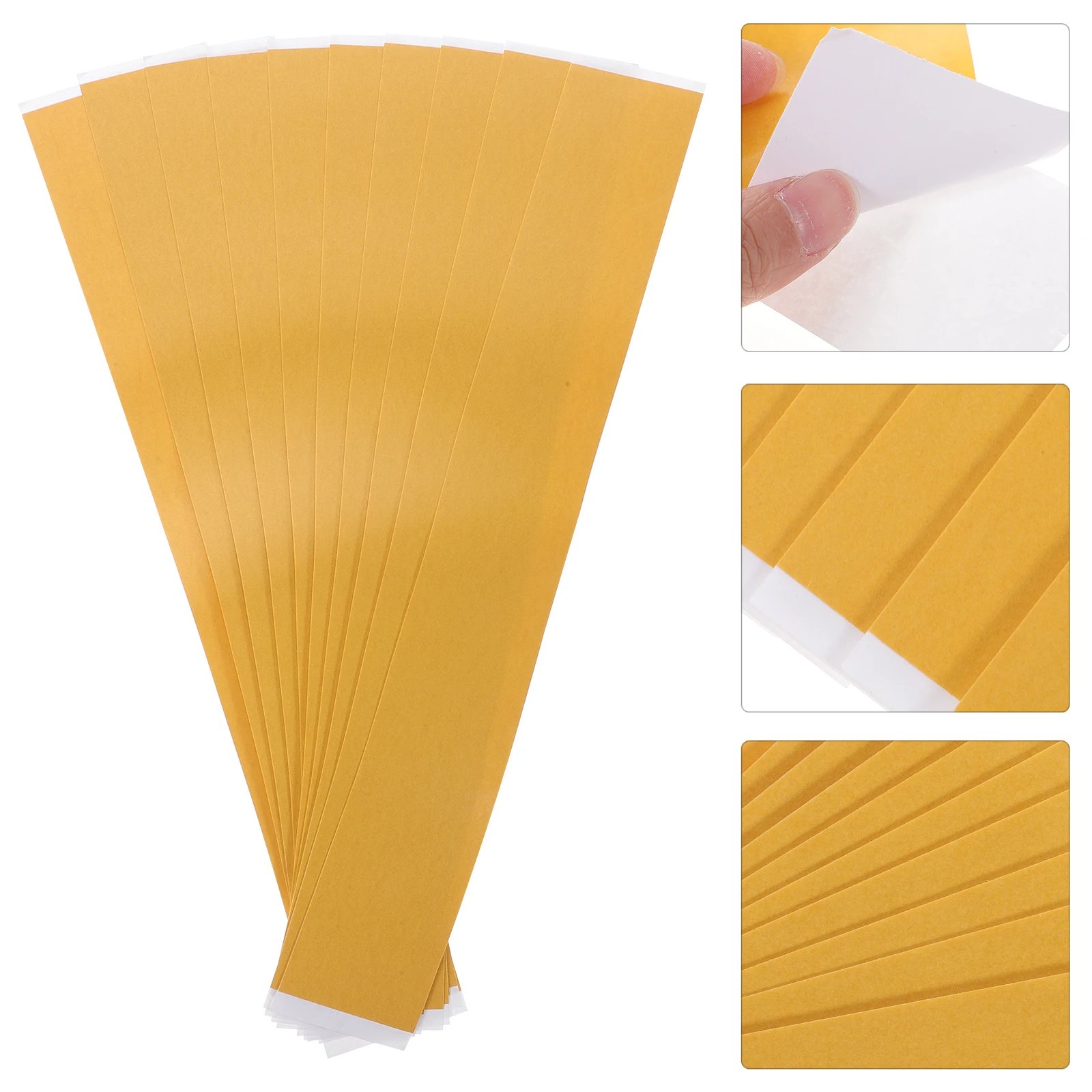 

10pcs Double Sided Wood For Woodworking Adhesive Strip Diy Craft Precision Cut Sturdy Pvc Tape Table Saw Accessories Removable