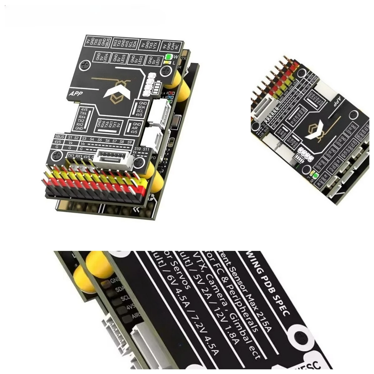 F405Wing Flight Controller FC Board ICM42688P APP for RC Fixed Wing Model Airplane Stack