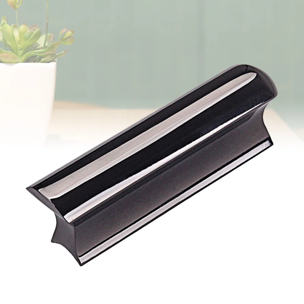 

Stainless Steel Hawaii Slide Bar R55a Black Polished Lap Guitar Slide Bar Stick Heavy Plating Ergonomic Design