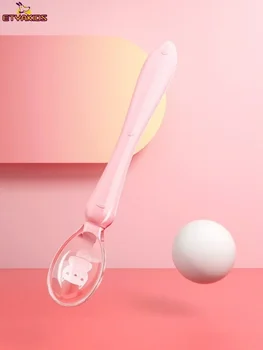 Cucharas de alimentación de silicona suave para bebé, cuchara de entrenamiento, alimentador, aprender a comer agua potable, utensilios de cubiertos para niños pequeños