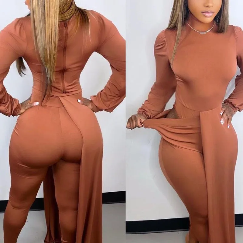 2024 Spring Autumn New Women's Clothing Solid Color round Neck Tight Stretch High Waist Trousers Suit