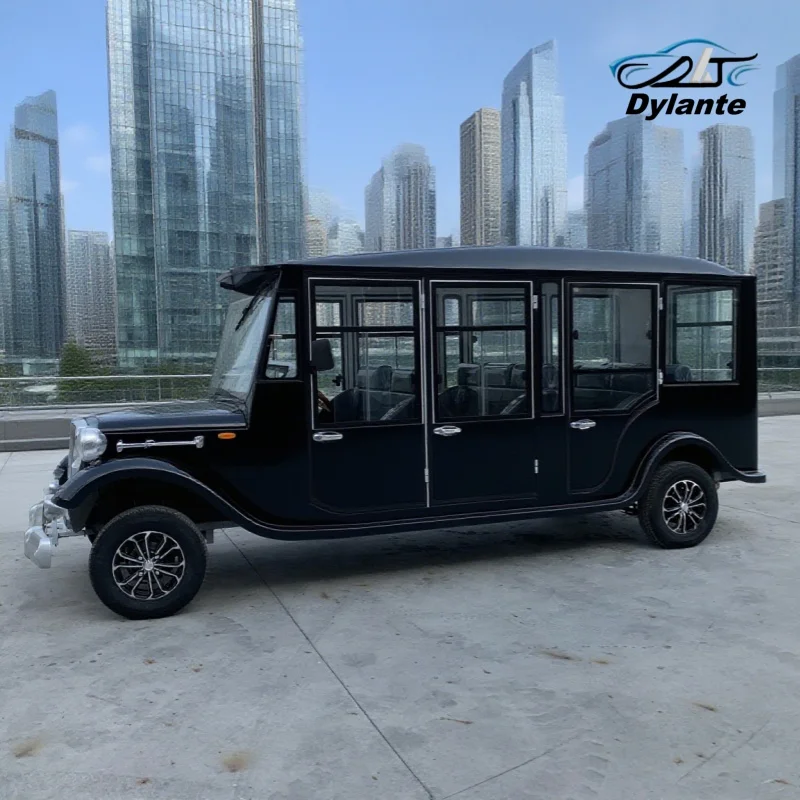 2025 رائجة البيع 5 8 11-مقعد عربة كهربائية عتيقة كلاسيكية 72 فولت 5000 واط عربات التي تجرها الدواب عربات الغولف لملعب الجولف ومنتجع للبالغين #2