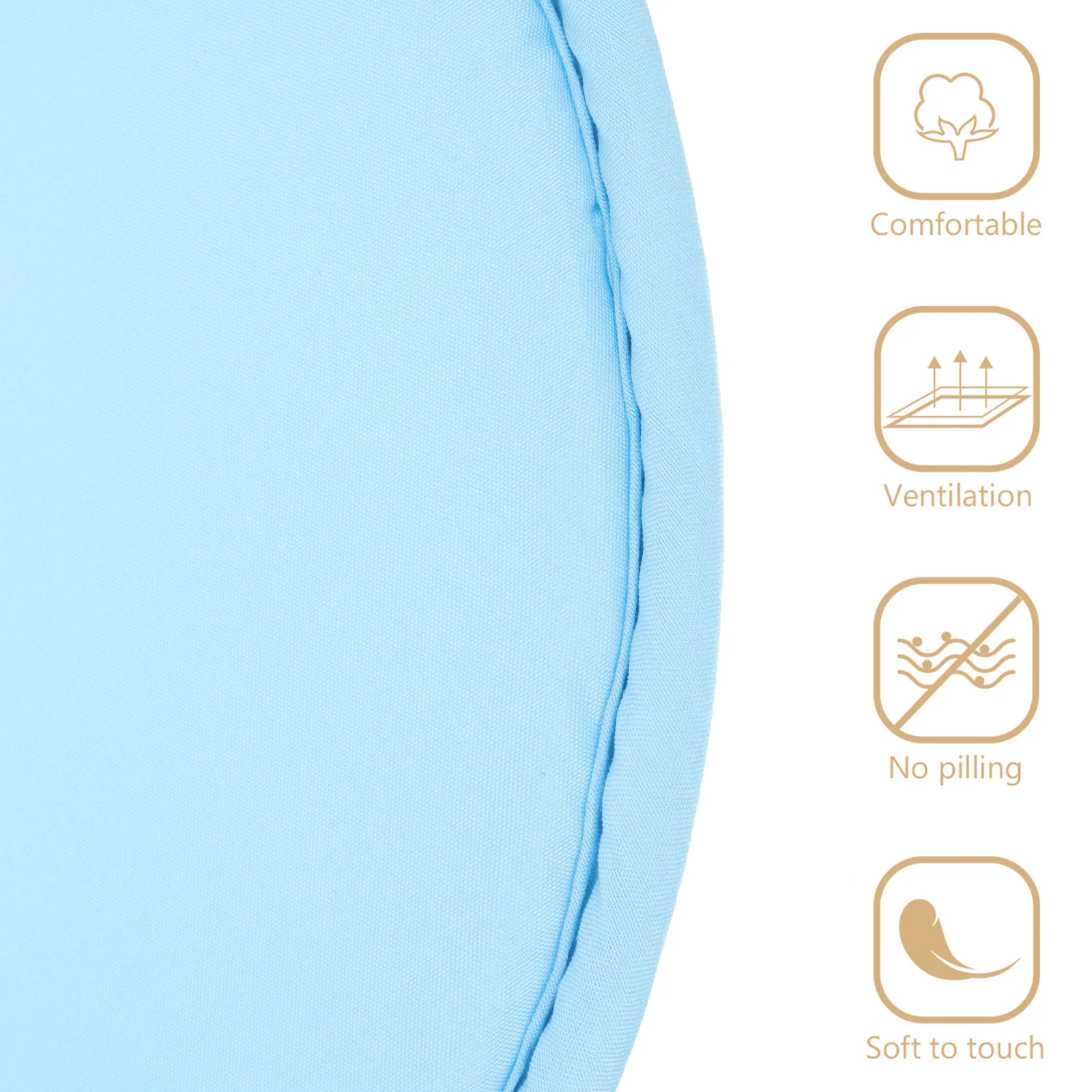 

4Pcs Supple Portable Round Seat Cushion Camping Outdoor Mat Picnic Cushion Pad Lightweight Comfortable Sitting Pad