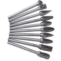 10 Pcs Compatible Tungsten Steel Grinding Head Masonry Rotary Tool Heads Turn Bur