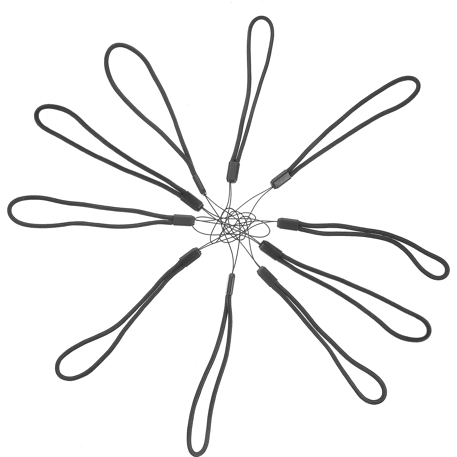 

10 PCS Nylon Hand Strap for Phone Wrist Lanyard USB Flash Drives Lanyards Keychain