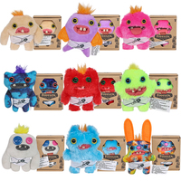 Genuine Fuggler Plush Funny Ugly Monster Baby Series Mr Needles Munch Rabid Rabbit Stuffed Doll Gifts Soft Toys
