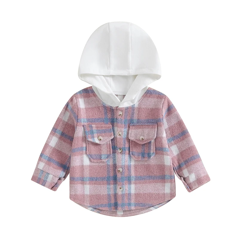 New Infant Coat For Baby Jacket Autumn Winter Plaid Jacket For Baby Boys Costume Toddler Kids Coat Newborn Baby Clothes