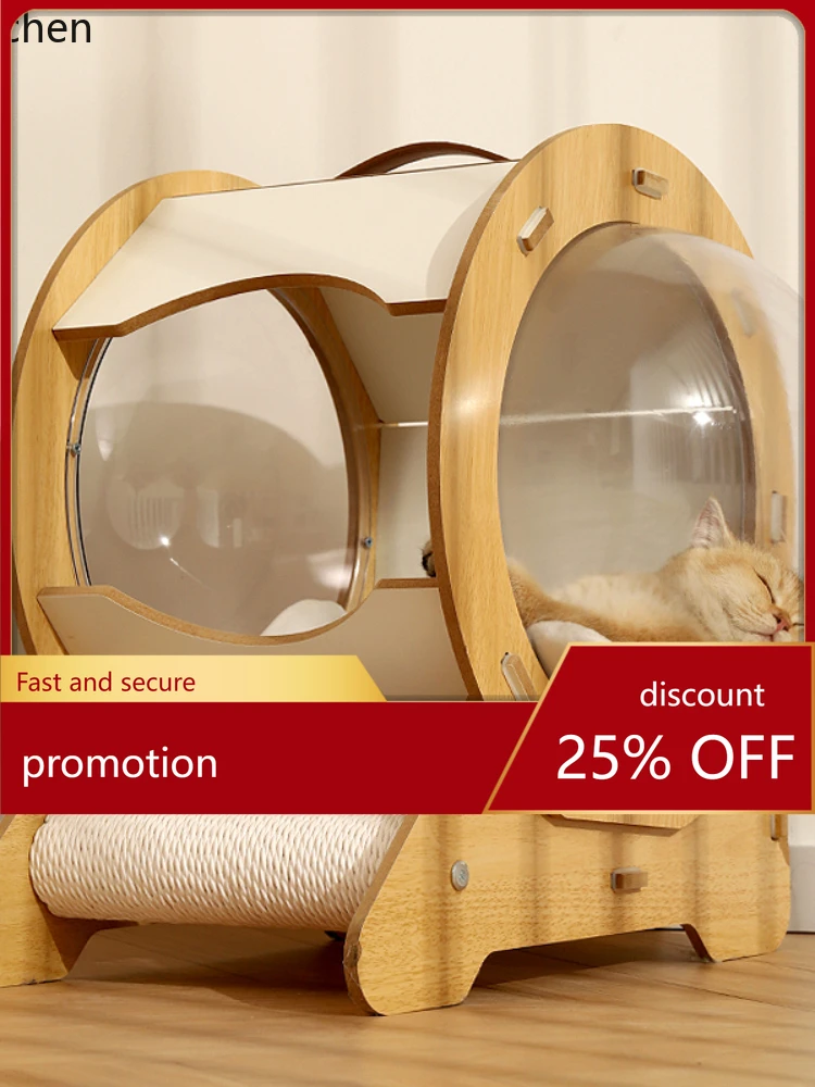 

YFY Cat Nest Four Seasons Universal Cat Bed Sleeping Nest Closed Capsule Space Capsule Cat House