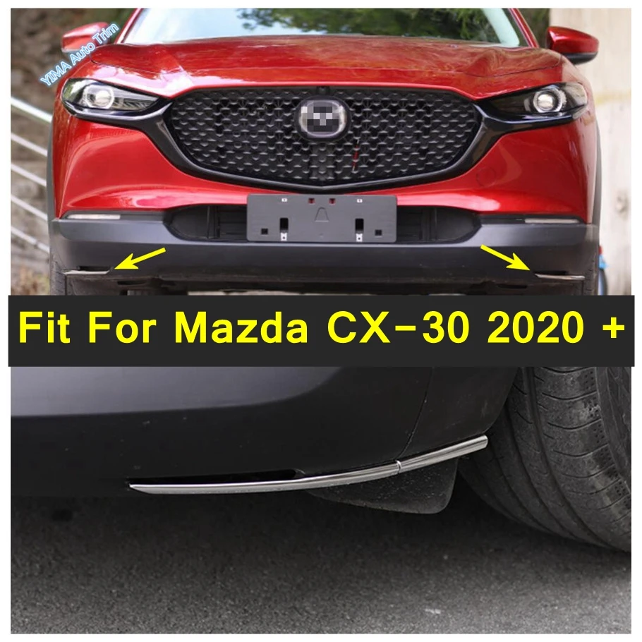 

Fit For Mazda CX-30 2020 - 2024 Front Rear Side Bumper Corner Protection Stripes Cover Trim Decorative Auto Exterior Accessories