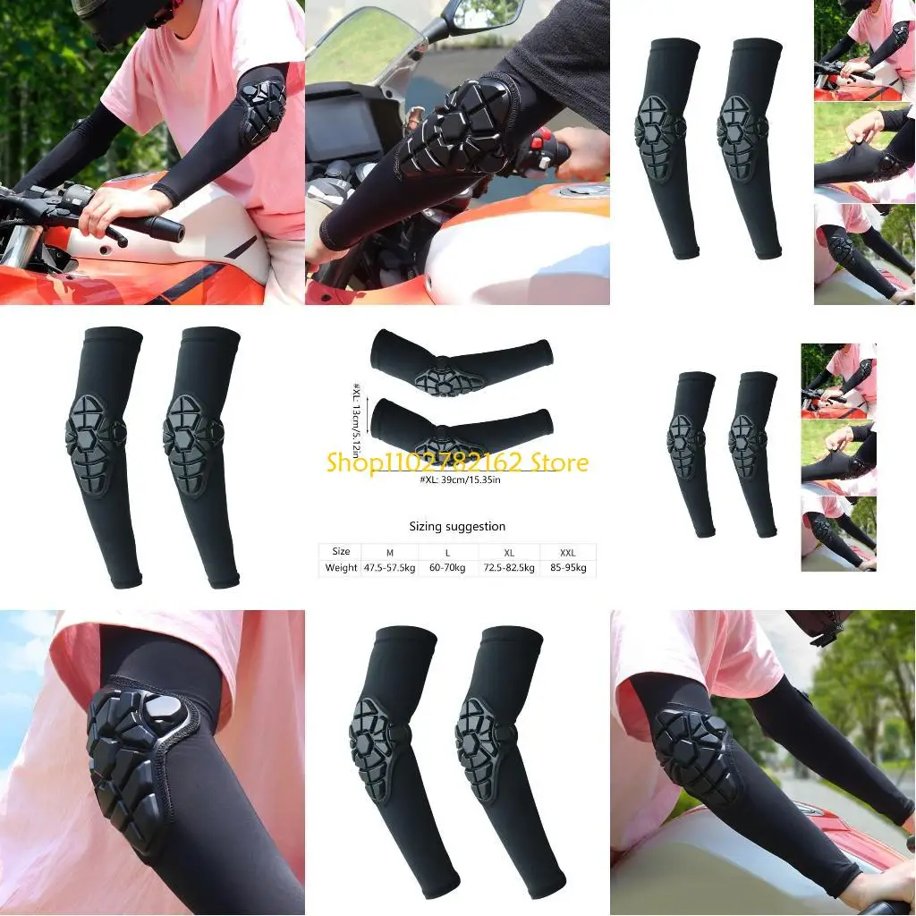 

547B Anti-Collision Ice Sleeves Versatile Motorbike Protective Gear Motorbike Arm Guards for Impact Resistance & UV Shielding