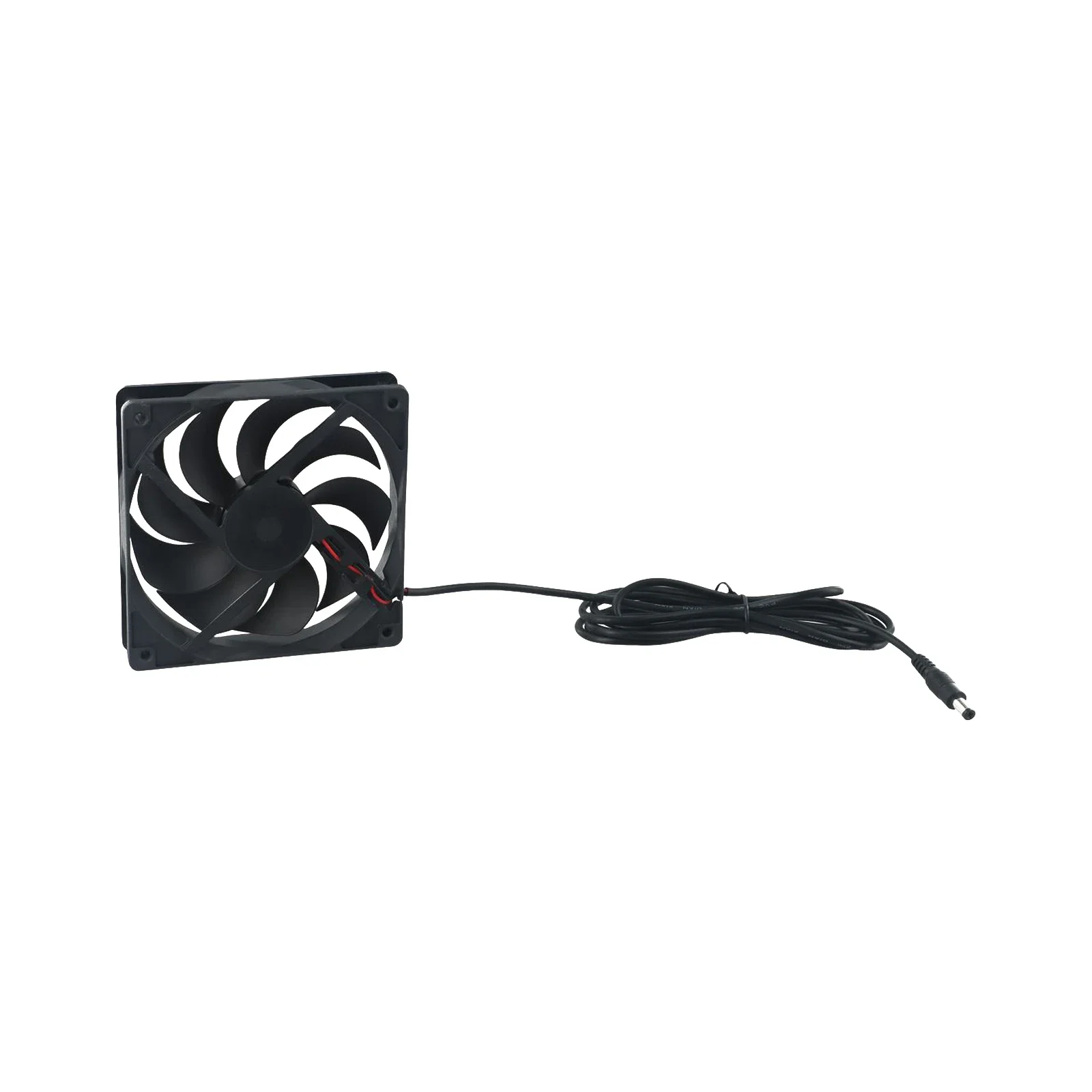 

Solar Energy High-Quality Materials Solar Exhaust Fan Ventilation Fan Greenhouse RV Fan Portable 2m Cable Black